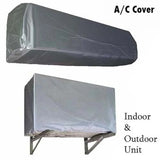 Dust Proof AC Cover Set for 1 Ton | Non-Waterproof Non-Woven Fabric | Indoor & Outdoor Protection (2 Pcs)